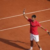 Novak Djokovic: un sans-faute pour l'instant à Roland-Garros. KEYSTONE/AP/Aurelien Morissard